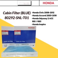 HONDA CABIN FILTER (BLUE)HONDA CITY JAZZ  CIVIC T9A(80929-SB7-W03/80292-TG0-W02/80292-SNL-T01)CF1555