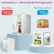 Mini Fridge Portable Cooler Freezer Warmer Automotive Household Refrigerator For Skin Care Cosmetics Beverage Food Bedroom Office Dormitory 12 /16 / 20 / 24 Liter Refrigerators