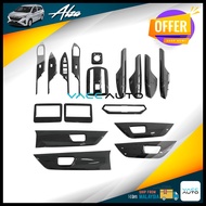 Perodua Alza W150 2022 - 2025 Interior Carbon Window Switch Panel Room Lamp Handle Panel Aircon Car 