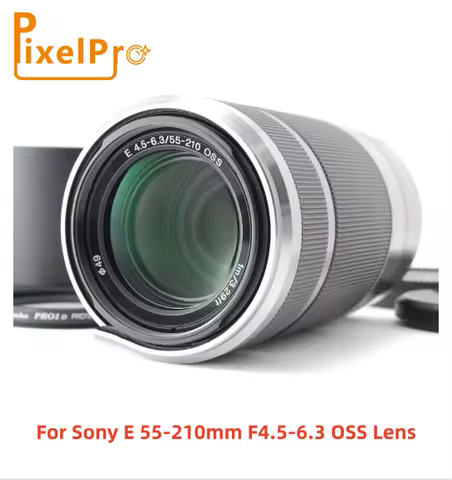 Genuine 55-210 Lens E 55-210mm f/4.5-6.3 OSS E-Mount Lens For Sony A5000 A5100 A6000 A6300 A6500 NEX