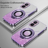 Infinix GT 50 Pro GT 30 Pro GT 30 Premium Glitter Silicone Casing Free MagsafeRing