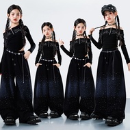 Hiphop Costume Kids Crop Top Kids Girl Jazz Dance Costume Kids Kids Dance Outfit Hip Hop Shirt Kpop 
