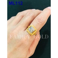 ¤Family Gold 916 Biscuit Cincin R050 / 916 Biscuit Ring R050