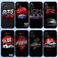 for Xiaomi POCO F3 M3 X3 X4 Pro X3 NFC X3 X4 F4 GT C40 【1B28】Sports car GTR R35 Car modification Cas