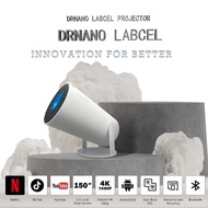 DrNano Labcel 4K projector mini portable HP Bluetooth 6000 Lumens 4K TV Android 11 portable LCD projector happy birthday