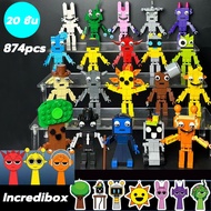 (5/8/20 ชิ้น ชุด )incredibox sprunki ชุดตัวต่อ 3D รูปแบบตูนน่ารัก สําหรับของเล่นเด็ก Building Blocks