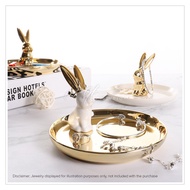 [Ready Stock] Ceramic Jewellery Tray / Jewellery Organizer Tray with Ring Holder / Jewellery Tray wi