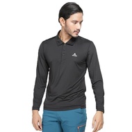 Kaos Pria Eiger 910003871 Trail Finder Polo Shirt Black Kaos Lengan Panjang