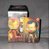 全新未開袋 隱藏 Hottoys Cosbi Iron man MK XLI Avenger 復仇者聯盟 鋼鐵奇俠 盲盒 黑金盔甲 Bobble Head Series 3 公仔