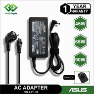 TechTopia ASUS 4 Pin Laptop Charger Adapter (4.0x1.35mm 4.5x3.0mm/ 5.5x2.5mm/ Type-C/) FREE Power Ca