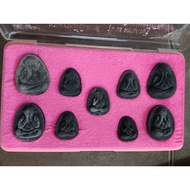 必达佛牌 一套9枚Pidta Roon Na Maha Setthi Pim LP Toh 1Set 9pcs
