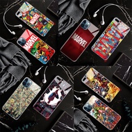 for Samsung S20 Ultra Note 10 Plus Lite A10 Tempered glass case T113 Marvel Avengers Spiderman Iron Man