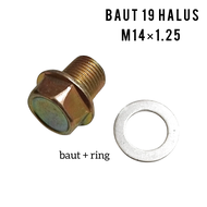 Baut Tutup Oli Baut Benly Halus M14×1.25 Drat Baut 19 Kepala Kunci 17