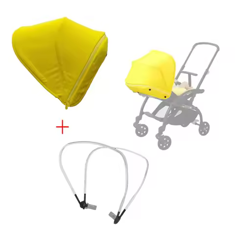 Stroller Sun Canopy For Bugaboo Bee3 Bee5 Pushchair Awning Textile Or Sunshade Support Rod Clamps Ba