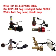 1 Pair CSP Car LED Headlight Bulb H4 H7 H11 9005 HB3 9006 HB4 LED Auto Headlight ​​6000K