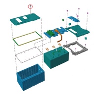 100% ORIGINAL YADEA E8S PRO BATTERY BOX COVER // 50254-DE8S-0400 100% ORIGINAL YADEA E8S PRO