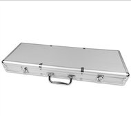 🇸🇬 [NIGHT OWL POKER] Silver Aluminum Casino Chips/Mahjong Chips/Poker Chips Case (200/300/500)