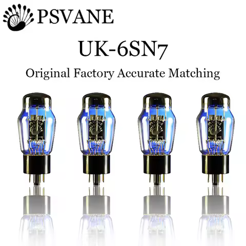 PSVANE UK 6SN7 Electronic Tube Replacement 6SN7/6N8P/6H8C/CV181 Vacuum Tube Original Factory Precisi