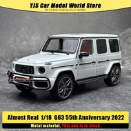 Almost Real AR diecast model 1/18 scale new G63 55th Anniversary 2022 Edition static ornament Holida