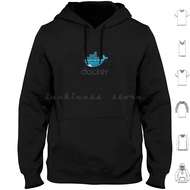 Docker Hoodie Cotton Long Sleeve Docker Kubernetes Jenkins Nginx Ansible Container Swarm