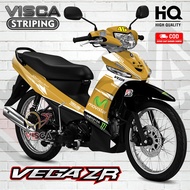 Stiker Striping Vega ZR Full Body Variasi Movistar