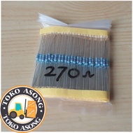 270 ohm Metalfilm Resistor 1% 1/4 Watt Resistor