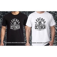 Legends Are Born In October 02 - Vinyl cut-out