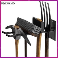 [biylwkmo] Garden Tool Storage Rack Hanging Heavy Duty Storage Shelf Yard Tool Holder for