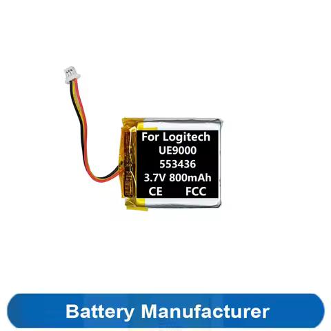 Original Replaces Rechargeable Li-ion 800mAh 553436 75.211561 Battery Pack For Logitech UE9000 Game 
