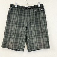 Columbia Murquoi 短褲，半褲/短褲，格子圖案，綠色，L 碼，古著