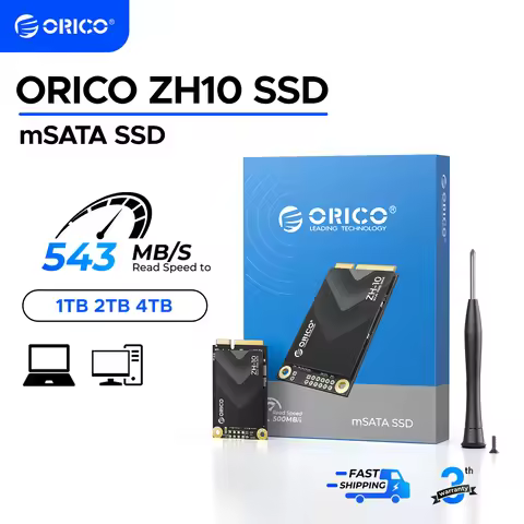 ORICO ZH10 mSATA SSD SATA III 6Gbps 3D NAND Internal Solid State Drive 128GB 256GB 512GB 1TB for Lap