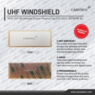 ORIGINAL RFID UHF WINDSHIELD LABEL CARDTECK Sticker UHF ISO18000-6C ANTI-DUPLICATE