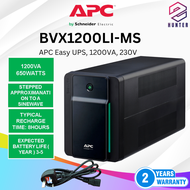 APC BVX1200LI-MS APC Easy UPS 1200VA Tower 230V 4 Universal + 1 IEC C13 outletsAVR