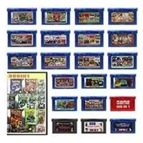 GBA Game Combo Cartridge 32 Bit Video Game Console Card 999 In 1 12 IN 1 369 IN 1 EG001 EN002 Combo 