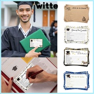 WITTE 8PCS Graduation Advice Cards, Multicolor Paper Graduation Greeting Cards, Advice for The Gradu