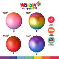 22" OMBRE Foil ORBZ 4D Balloons