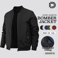 🇲🇾 DESINCE Men Jacket Long Sleeve Man Outerwear Coat Black Blue Green Jackets Men Top Jaket Lelaki M