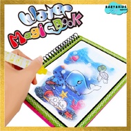 [CLEARANCE SALE] Water Magic Book KIds Colouring Reusable Education Buku Mewarna Mainan Budak Peremp