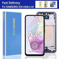 AMOLED For Samsung A35 5G LCD Display Touch Screen Digitizer For Samsung A356 A356B A356E A356U LCD 