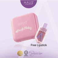 💥 FREE LIPSTICK 💥 MAGIC PINKY COMPACT POWDER - HAUS COSMETICS