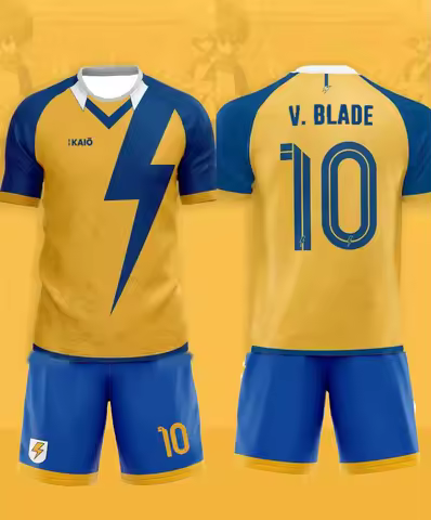 Anime Inazuma Eleven Kaio Football T-Shirts Shorts Set 3D Blaze Print Jersey Suit Summer Men/Women Y