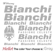 Wellsunny Bianchi Reflective Road Bike Frame Stickers Bicycle Accessories Diy Decorative Stickers 1 