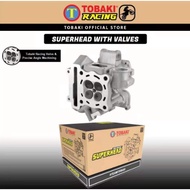 TOBAKI RACING SUPER HEAD WITH VALVE LC135 / Y15 19/22, 20/23, 22/25, 23/26, 24/27, 25/28