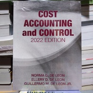 COST ACCOUNTING and CONTROL by De Leon