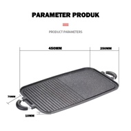 ORIGINAL Multi Grill Pan / Wajan / Pemanggang / Alat Panggang Daging BBQ Serbaguna Anti Lengket