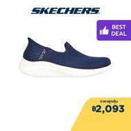 [Best Seller] Skechers สเก็ตเชอร์ส รองเท้าผู้หญิง Women Slip-Ins Free Dance Shoes - 149596-NVY Air-Cooled Memory Foam Engineered Knit, Heel Pillow, Machine Washable, Slip-Ins, Stretch Fit, Vegan