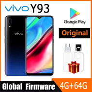 VIVO Y93สมาร์ทโฟนเฟิร์มแวร์ทั่วโลก4GB 64GB Octa Core Android 8.1 6.2 กล้อง13MP + โทรศัพท์มือถือซิมคู