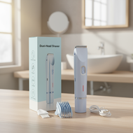 2025 October Top Pick, Women's Electric Razor, 2-in-1 Bikini Trimmer, Dual Ceramic Blades, IPX7 Wate