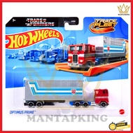 [READY STOCK] Hot Wheels Optimus Prime Transformers (Track Fleet) Freightliner FLT-9664-T Class 8 tr