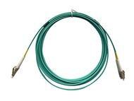 Monoprice OM4 Fiber Optic Cable - 20 Meters - Aqua, LC/LC, UL, 50/125, Multi Mode, 10GB, OFNR, Corni